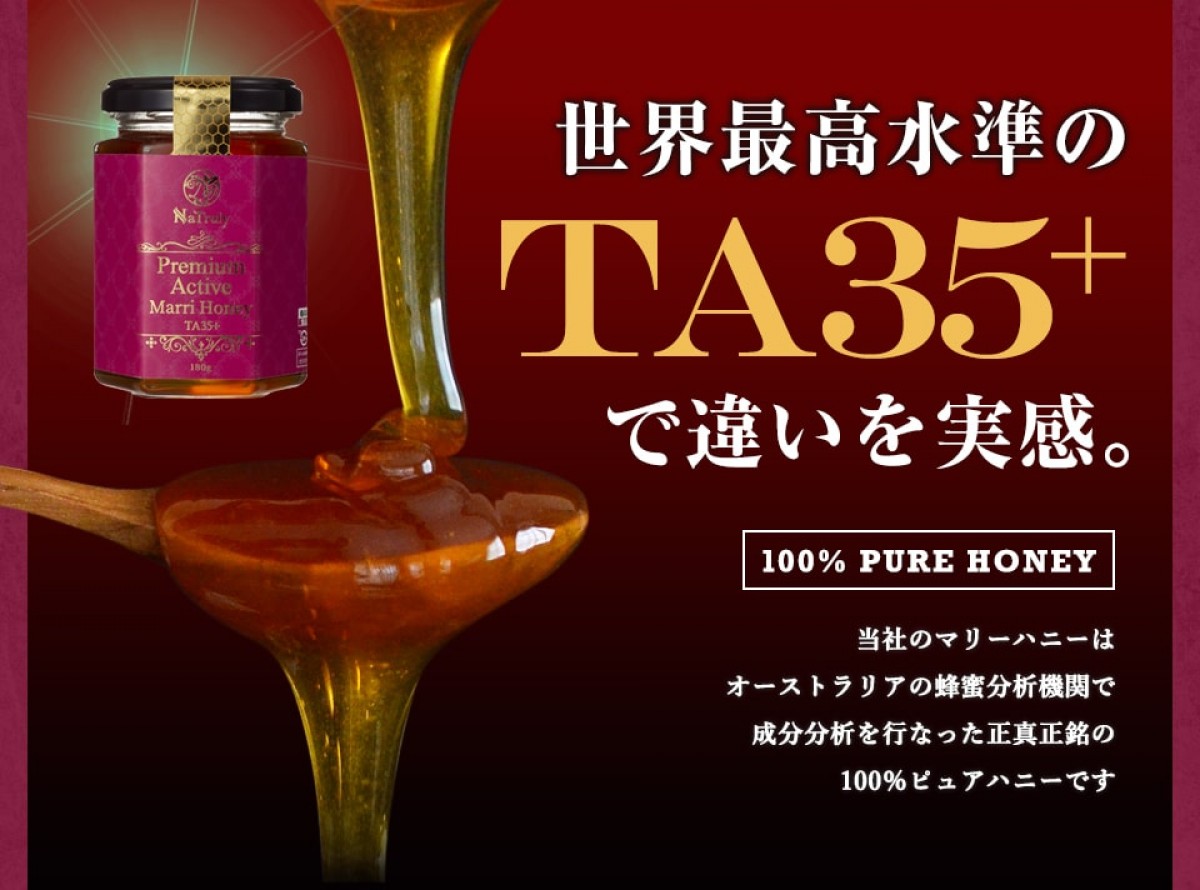 マリーハニー TA35+ 500g×2個 Natruly ナトゥリー プレミアム アクティブ マリーハニー 500g×2個 オーストラリア産 天然蜂蜜  はちみつ ハチミツ - FILO